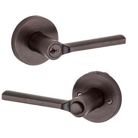 Kwikset Lisbon Keyed Entry Lever 156LSL-RDT-11P-SMT-6AL-RCS
